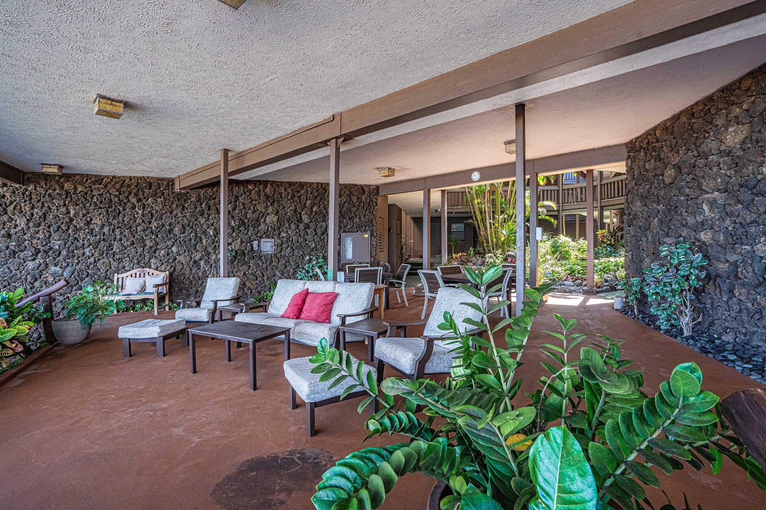 Appart'hôtel, plusieurs lits, balcon, vue océan (Hale Hui Kai 208) | Terrasse/Patio