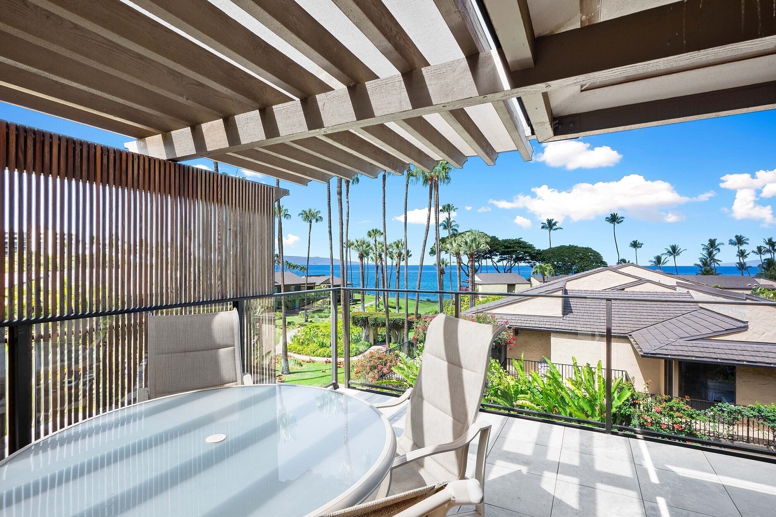 Condo, Multiple Beds, Balcony, Ocean View (Wailea Elua Village 702) | Outdoor dining