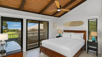 公寓客房, 1 張特大雙人床和 1 張沙發床, 陽台, 海景 (Wailea Ekolu 1204) | 1 間臥室、獨特裝潢、布置獨特、床單