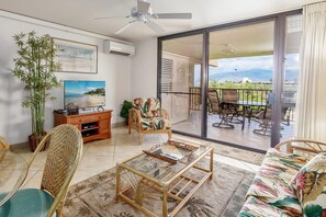 Condo, 1 King Bed with Sofa bed, Balcony, Ocean View (Kamaole Sands 4-306) | Living area - Kamaole Sands 4-306 (Kihei)