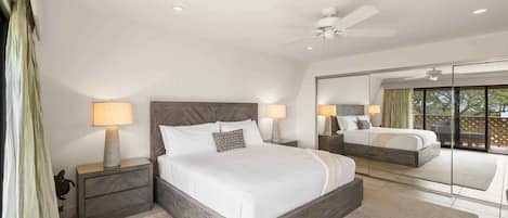 Condo, várias camas, sacada, vista para o oceano (Maui Kamaole A-206) | 2 quartos, individualmente decorados, individualmente mobiliados