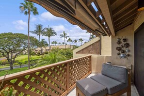 Condo, Multiple Beds, Balcony, Ocean View (Maui Kamaole A-206) | View from room - Maui Kamaole A-206 - Prime Location, Stunning Renovation, Large Lanai, Split AC! (Kihei)