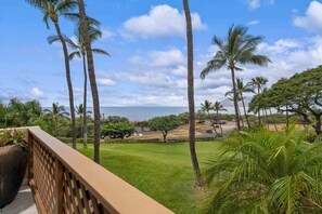 Condo, Multiple Beds, Balcony, Ocean View (Maui Kamaole A-206) | View from room - Maui Kamaole A-206 - Prime Location, Stunning Renovation, Large Lanai, Split AC! (Kihei)