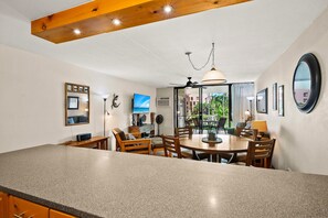 Condo, 1 King Bed with Sofa bed, Balcony, Garden View (Kamaole Sands 7-109) | Interior - Kamaole Sands 7-109 - Romantic Getaway, Beautiful Renovation, Large Lanai, & AC! (Kihei)