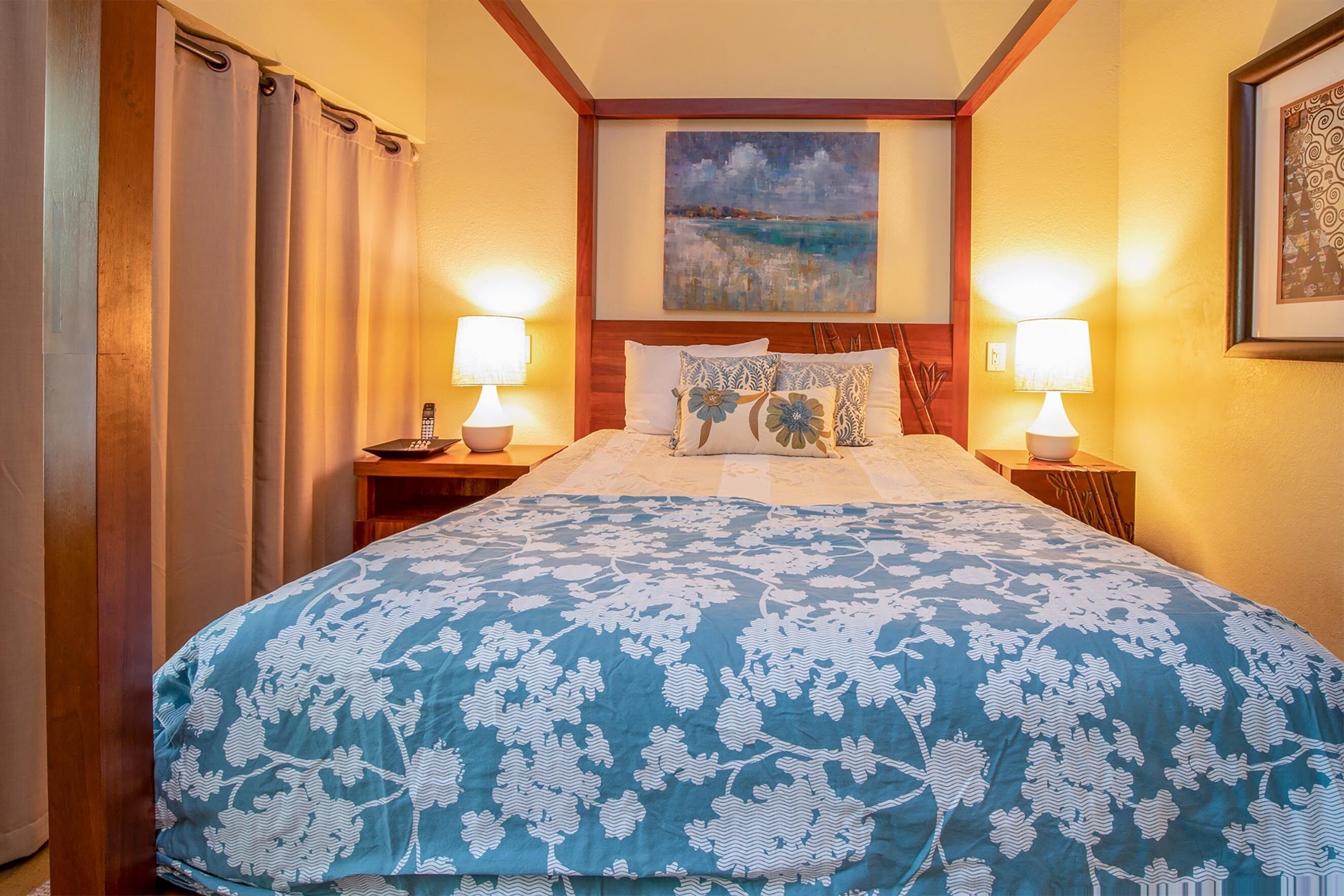 Condo, várias camas, sacada, vista para o oceano (Kihei Garden Estates C-201) | 2 quartos, individualmente decorados, individualmente mobiliados