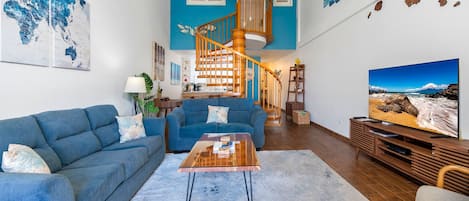 Condo, Multiple Beds, Balcony, Ocean View (Kamaole Sands 7-405) | Living area