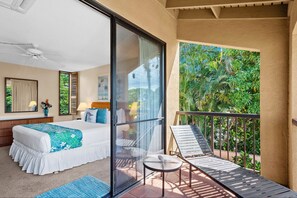 Condo, Multiple Beds, Balcony, Garden View (Wailea Ekahi 45D) - Wailea Ekahi 45D - Ocean & Garden Views, Beautifully Renovated, Split AC, Wi-fi! (Kihei)