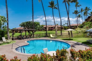 Pool - Wailea Ekahi 12D - Budget Friendly Ocean View Studio w/ Lanai, Kitchen, WD, & AC (Kihei)