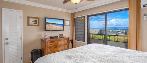 Condo, 1 King Bed, Balcony, Ocean View (Wailea Ekolu 407) | 1 bedroom, individually decorated, individually furnished, bed sheets