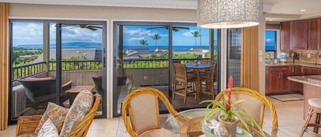 Appart'hÎtel, 1 trÚs grand lit, balcon, vue océan (Wailea Ekolu 407) | Intérieur