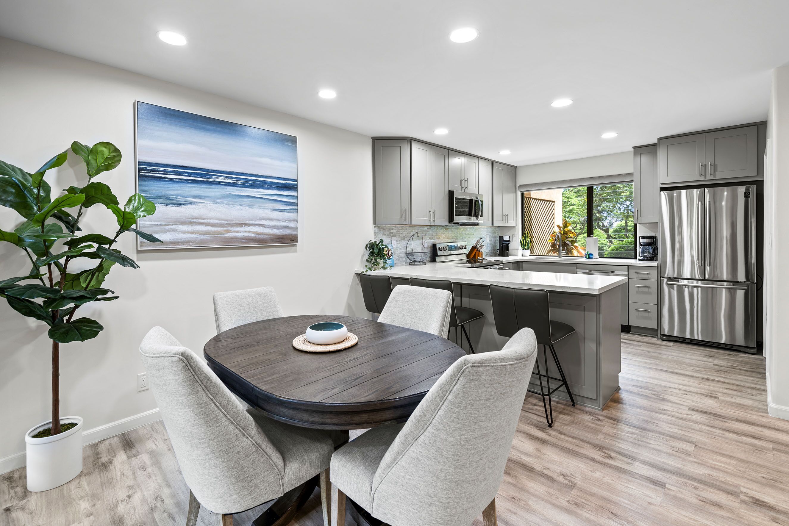 Condo, 1 King Bed with Sofa bed, Balcony, Ocean View (Wailea Ekahi 24B) | Private kitchen