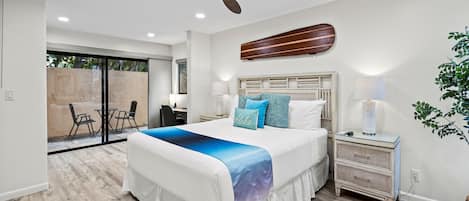 Condo, 1 King Bed with Sofa bed, Balcony, Ocean View (Wailea Ekahi 24B) | 1 bedroom, individually decorated, individually furnished, bed sheets