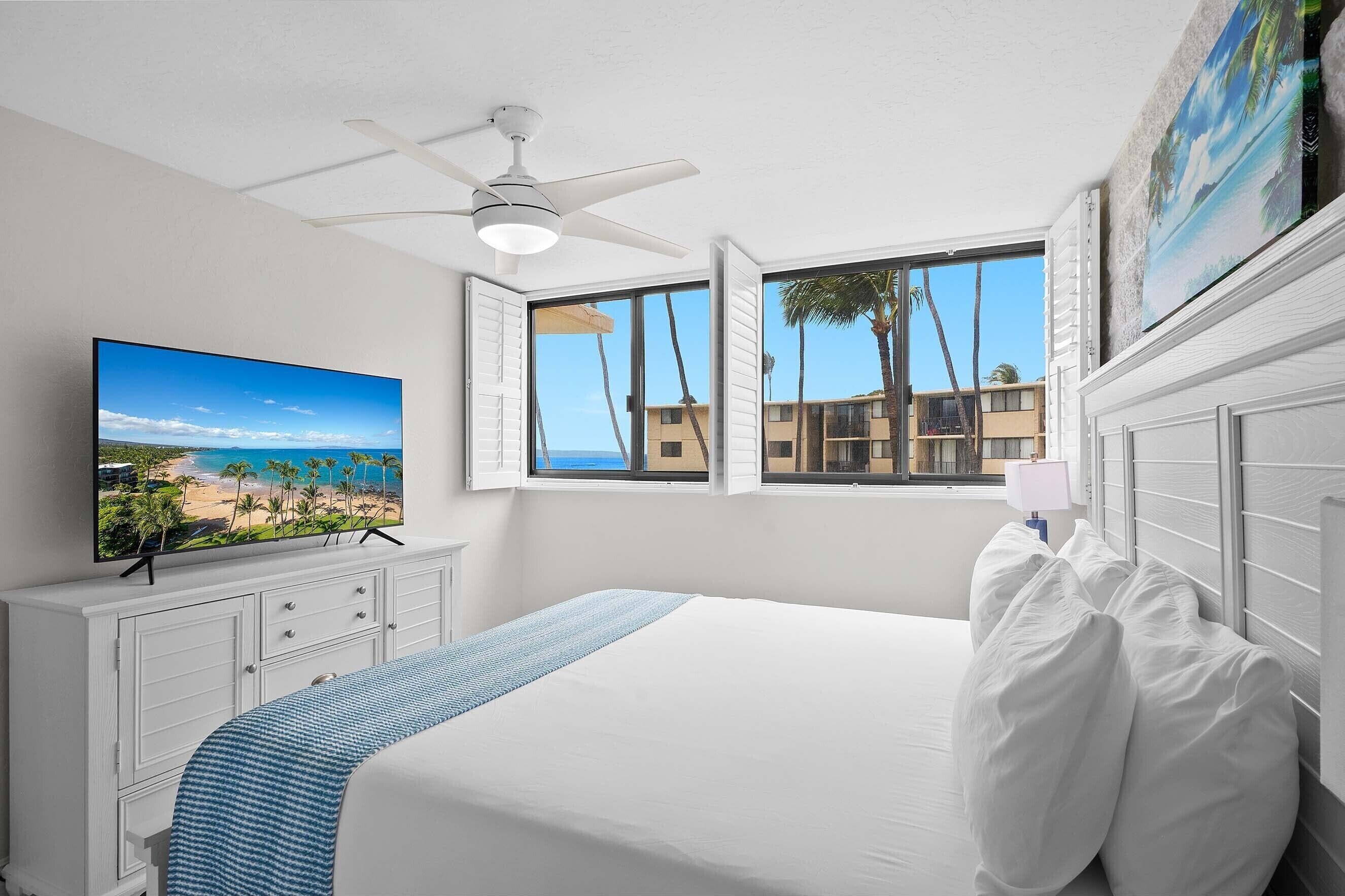 Condo, Multiple Beds, Balcony, Ocean View (Kanai A Nalu 314) | 2 bedrooms, individually decorated, individually furnished, bed sheets
