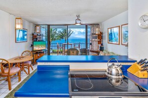 Condo, 1 Katil Ratu (Queen), Balcony, Ocean View (Maalaea Banyans 204) | Bahagian dalam