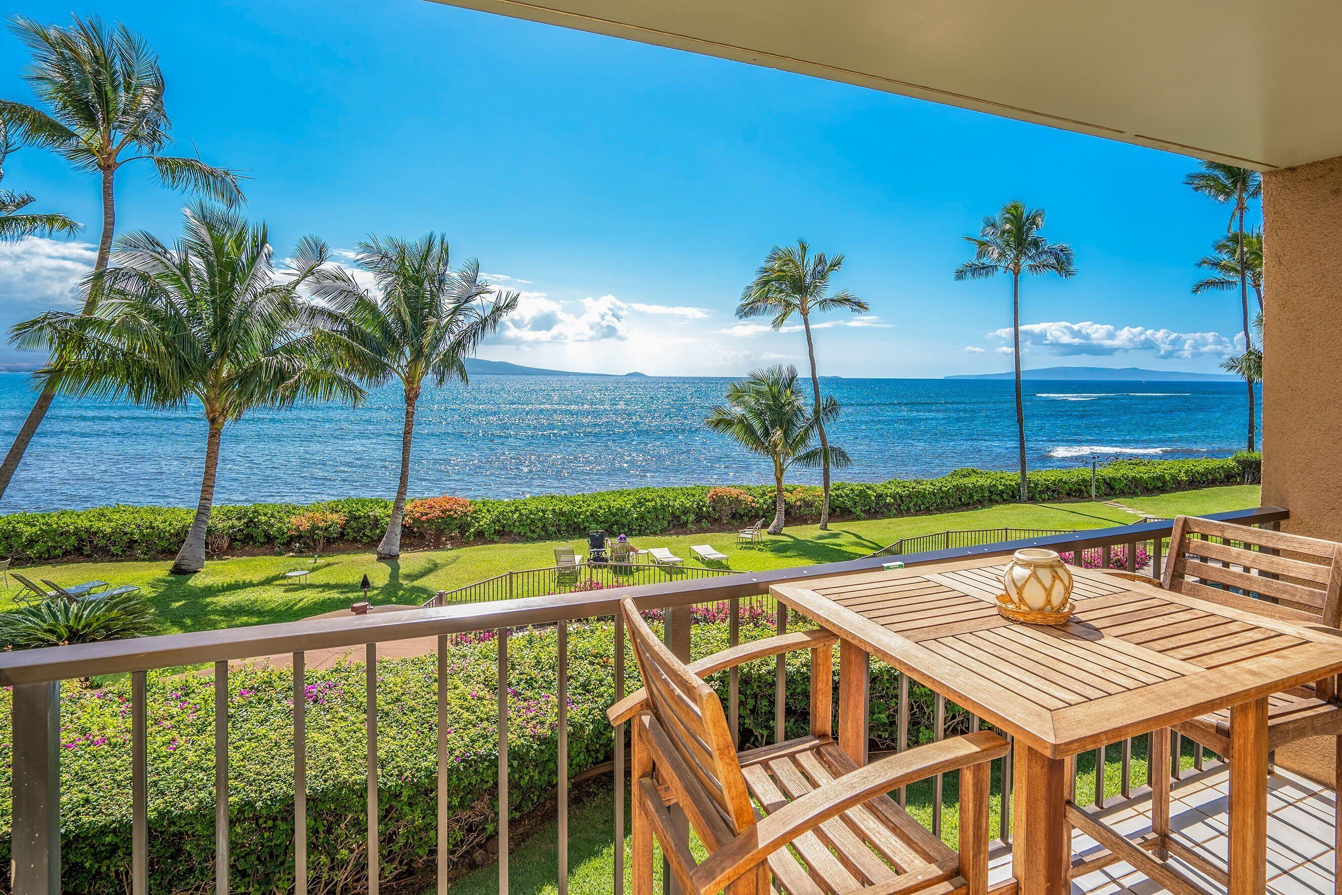 Apartment, 1 Queen-Bett, Balkon, Meerblick (Maalaea Banyans 204) | Ausblick vom Zimmer