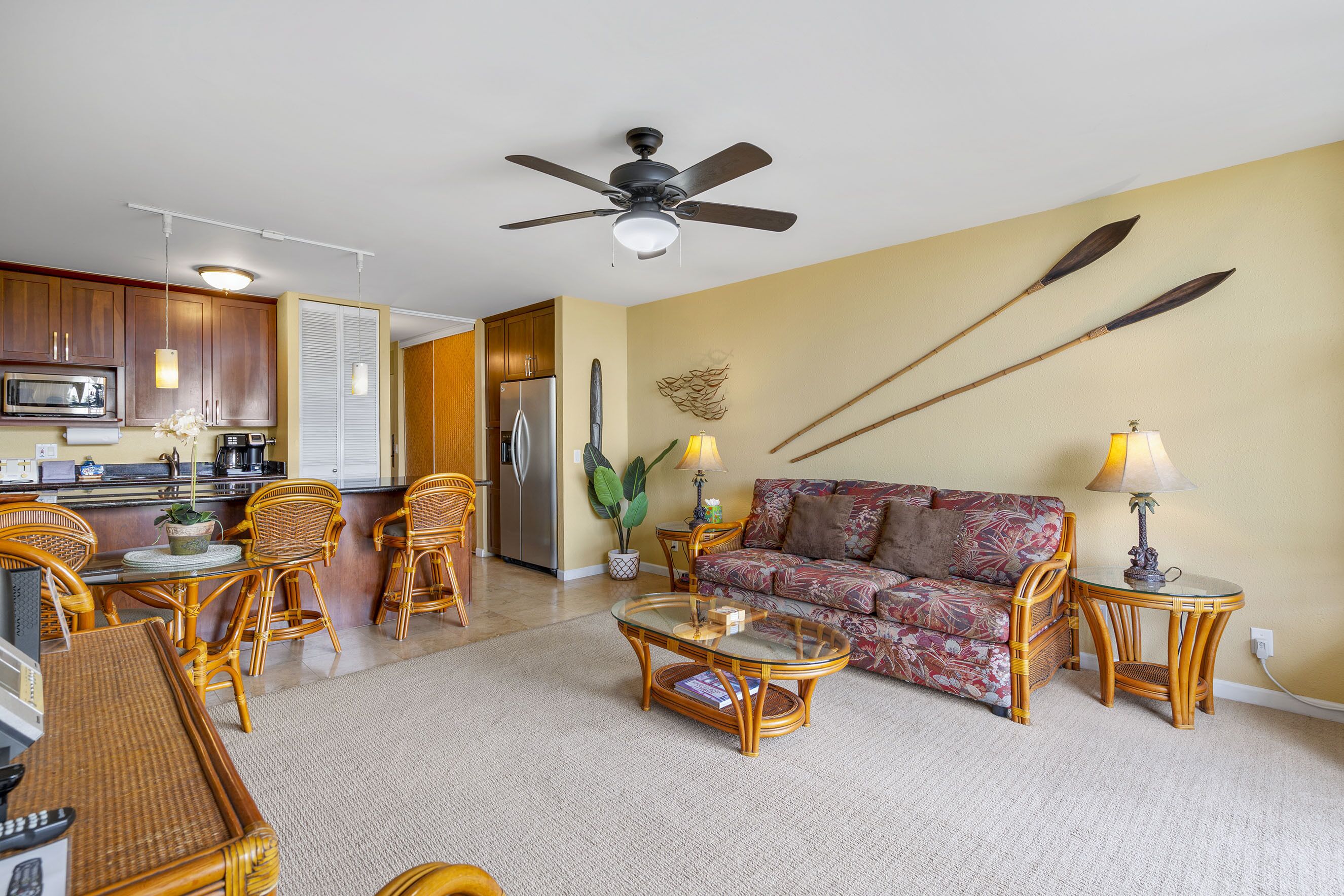Condo, 1 Queen Bed with Sofa bed, Balcony, Ocean View (Maui Vista 1-308) | Living area