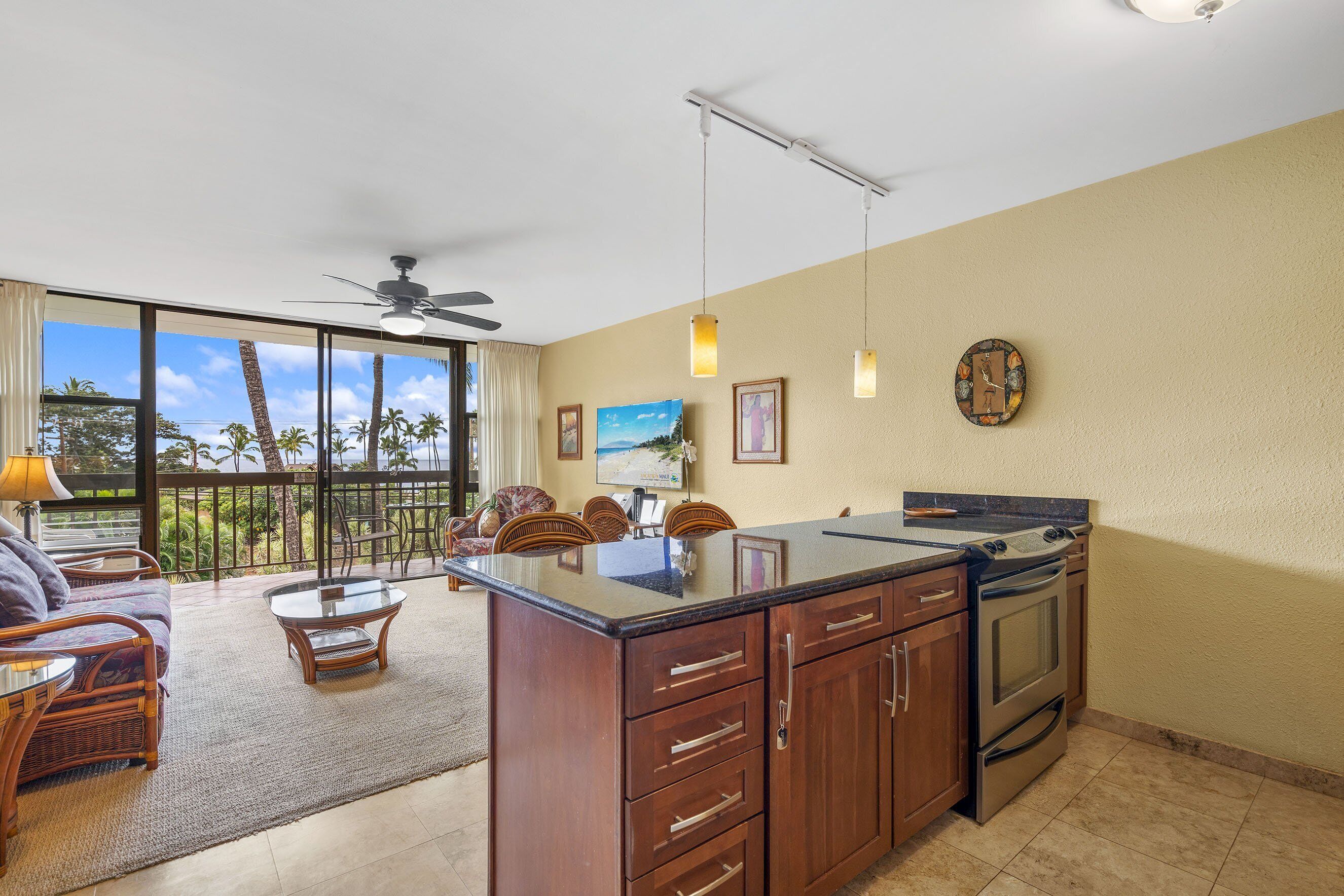 Condo, 1 Queen Bed with Sofa bed, Balcony, Ocean View (Maui Vista 1-308) | Interior