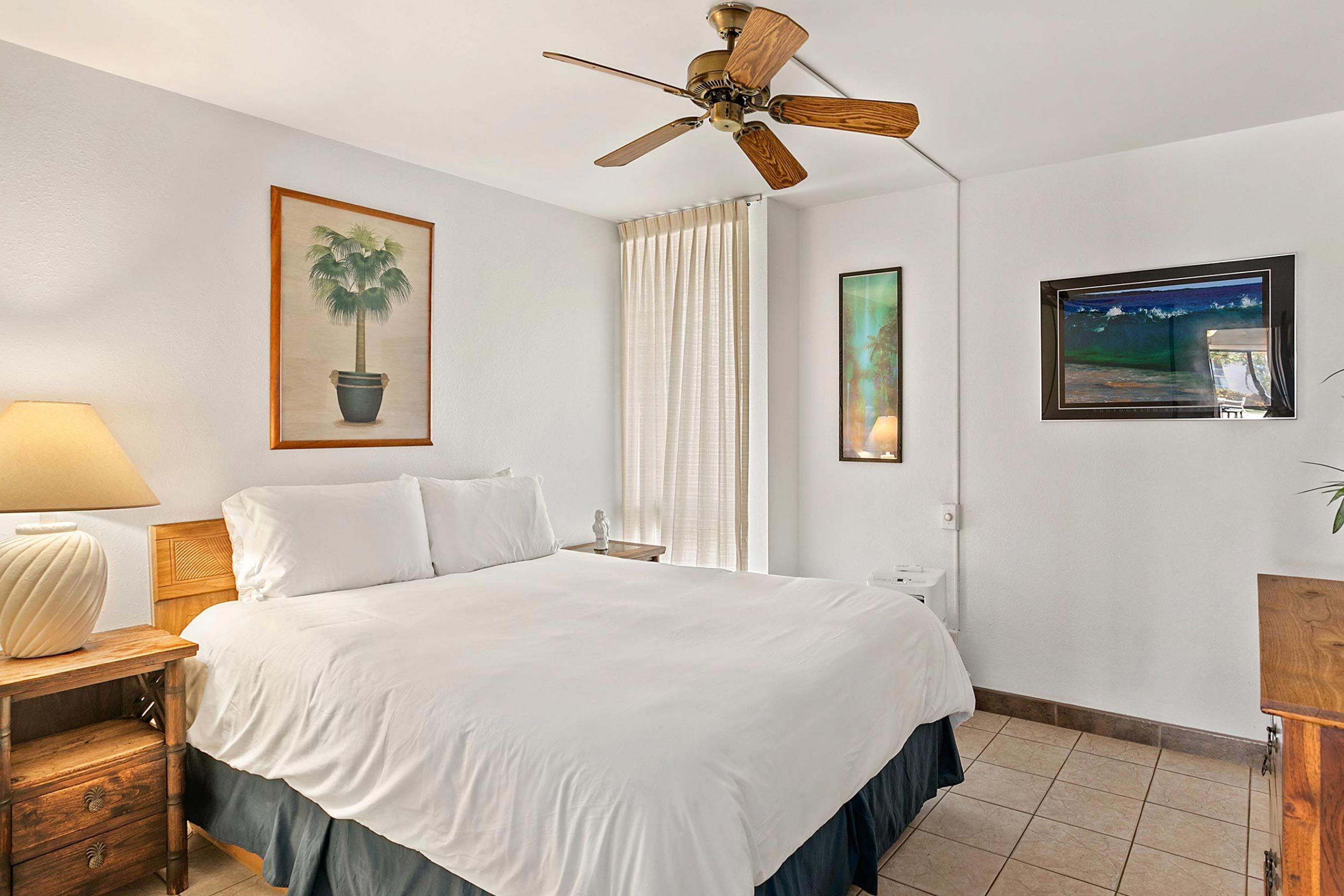 Condo, 1 Queen Bed with Sofa bed, Balcony, Ocean View (Maui Vista 3-102) | 1 bedroom, individually decorated, individually furnished, bed sheets