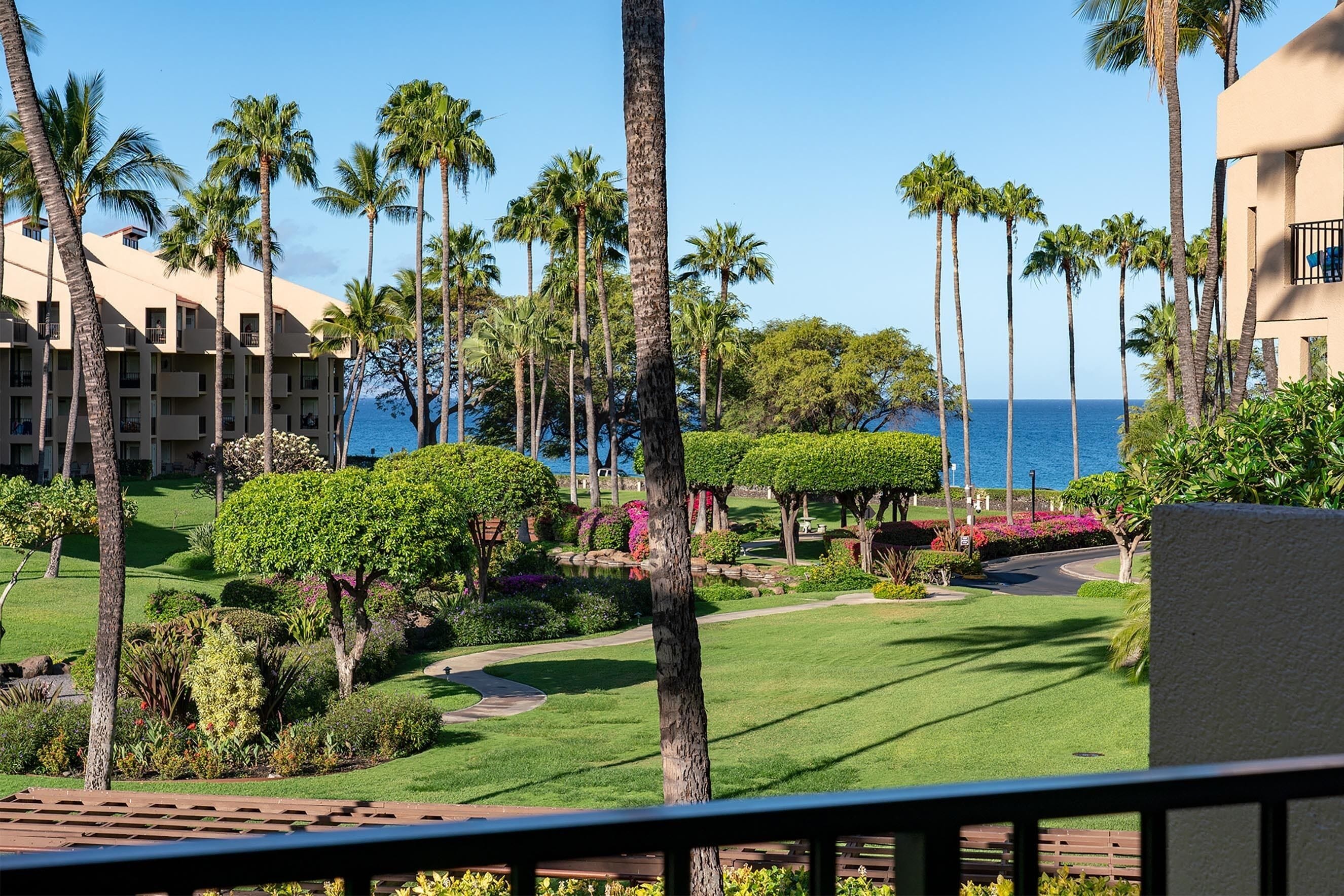 Condo, 1 King Bed with Sofa bed, Balcony, Garden View (Kamaole Sands 2-204) | View from room