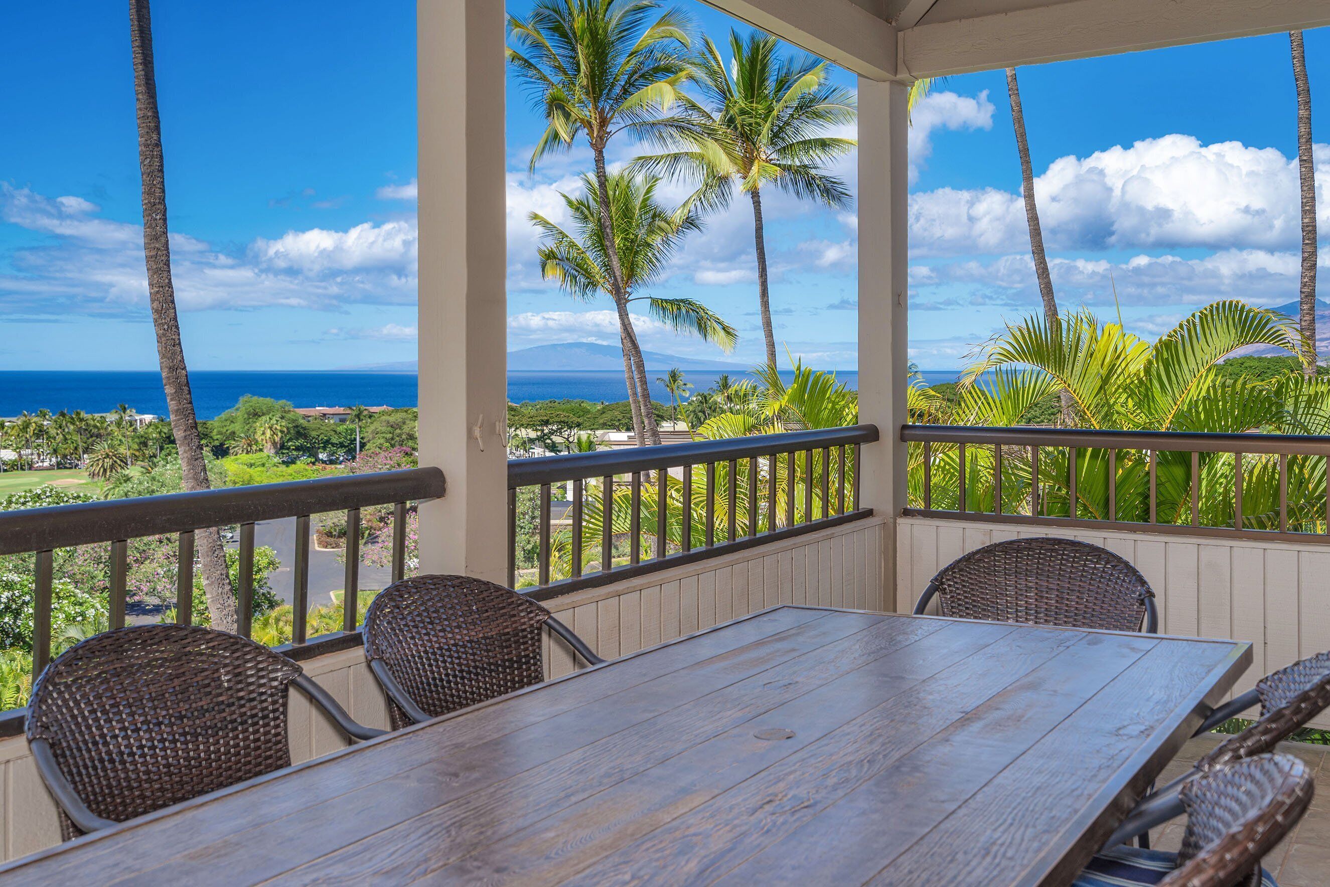 Apartment, Mehrere Betten, Balkon, Meerblick (Wailea Ekolu 310) | Speisen im Freien