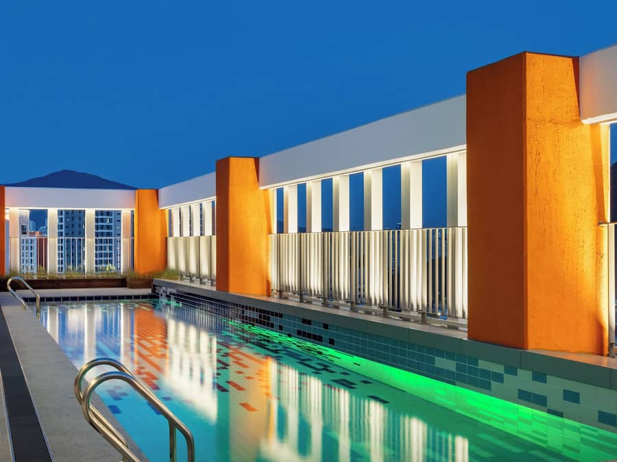 Rooftop pool