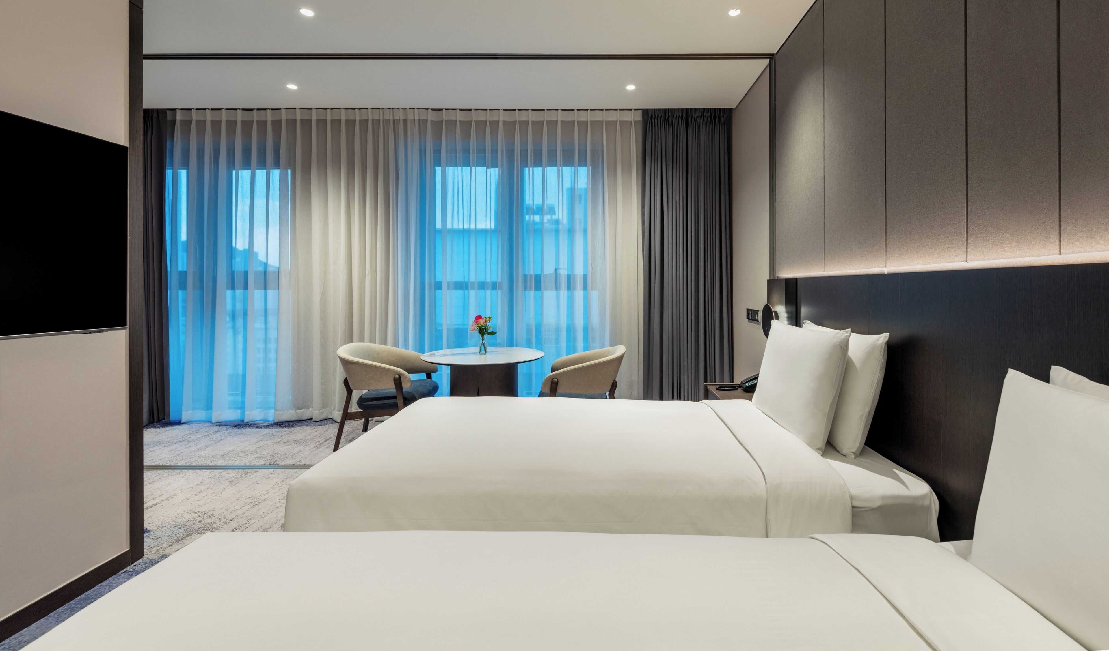 Room, 2 Twin Beds, City View