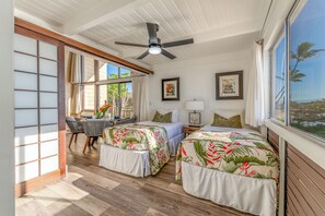 Hono Kai B4- 2 twin beds with shoji doors - Hono Kai B4 Maui Ocean Views from all 3 walls! (Wailuku)