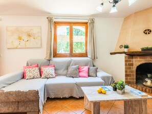 Living area - Villa Es Tres Pins by Interhome (Campos)