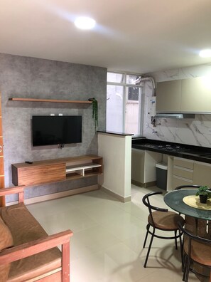 Apartamento clássico | Área de estar