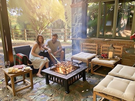Terrace/patio. Chalet am Ätna by Interhome