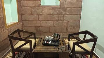 Classic Double Room, Courtyard View | Laptop workspace, free WiFi