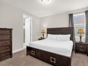6 bedrooms, iron/ironing board, WiFi, bed sheets - EV_501  - 6 Bed 5 Bath Villa with Screened-In Private Pool with Spillover Spa (Kissimmee)