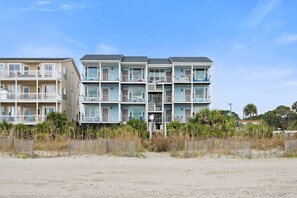 Exterior - Front Beach Condo! 1 Block to Center Street-2C (Folly Beach)