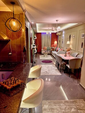 Interior - Superb 2-bedroom apartment with AC in charming Alexandria Governorate (Alexandria Governorate)