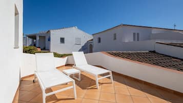 Doppia Premium, balcone, vista mare | Terrazza/patio