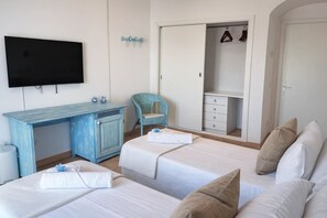 Superior Double or Twin Room, Sea View | Minibar, in-room safe, free WiFi, bed sheets
