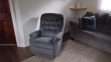 Televisie en een open haard