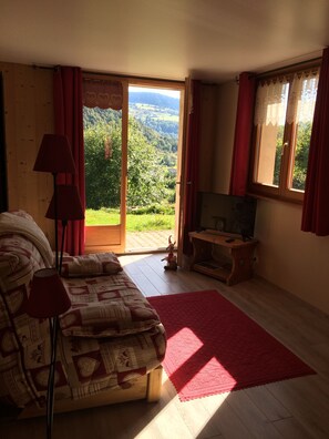 Living area - FINNISH CHALET IN THE VOSGES (La Bresse)