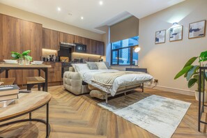 Superior Apartment | Living area | Flat-screen TV - Leeds City Centre Luxe Flats (Leeds)