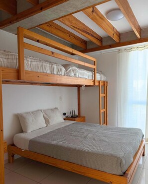 4 habitaciones, wifi y ropa de cama 