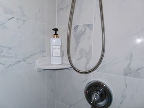 Shower, hair dryer, towels, soap - Private Guest Suite in Holiday, FL (Holiday)