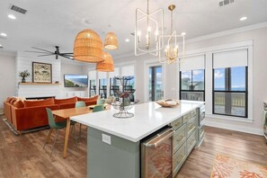 Interior - Beach Views | 4 Beds | Coastal Luxury Retreat | Sl (Port Bolivar)