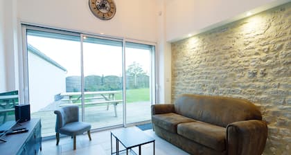 GĂźte du Cellier - Jardin et terrasse