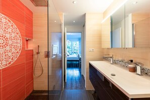 Bathroom - Strada Agosta - Terrasse vue mer (Albitreccia)