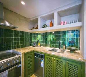 Private kitchen - 3-bedroom Riad in Medina (Marrakech)