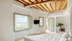 Biệt thự Deluxe, nhiều phòng ngủ, hồ bơi riêng, quang cảnh biển | Bộ đồ giường cao cấp, két bảo mật tại phòng, bàn