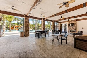 Outdoor dining - Solterra 6BR Lakeview + Pool & Game Room (Davenport)