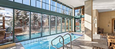 Indoor pool, outdoor pool