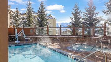 Indoor pool, outdoor pool