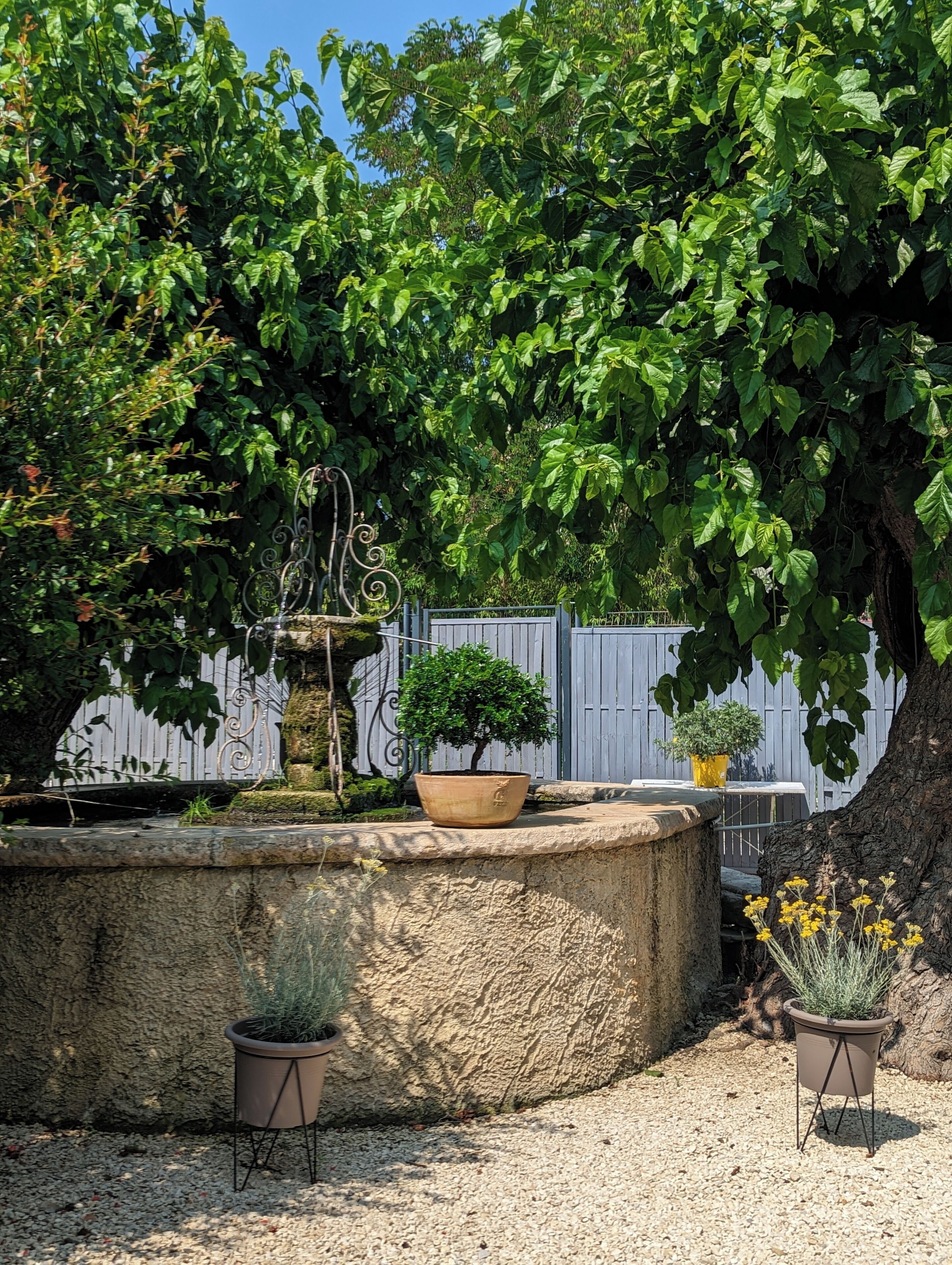 Enceinte de l’hébergement